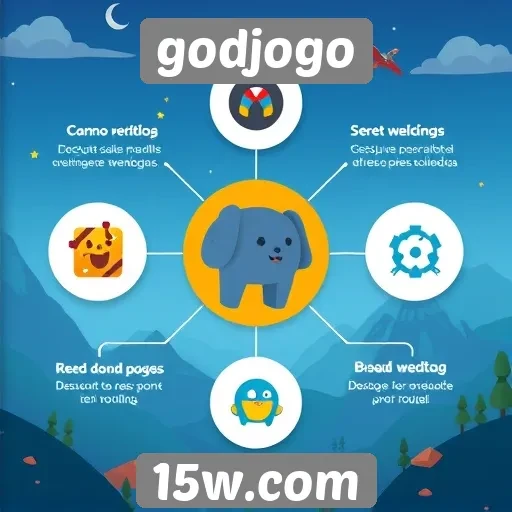 Exploração das principais funcionalidades do site godjogo